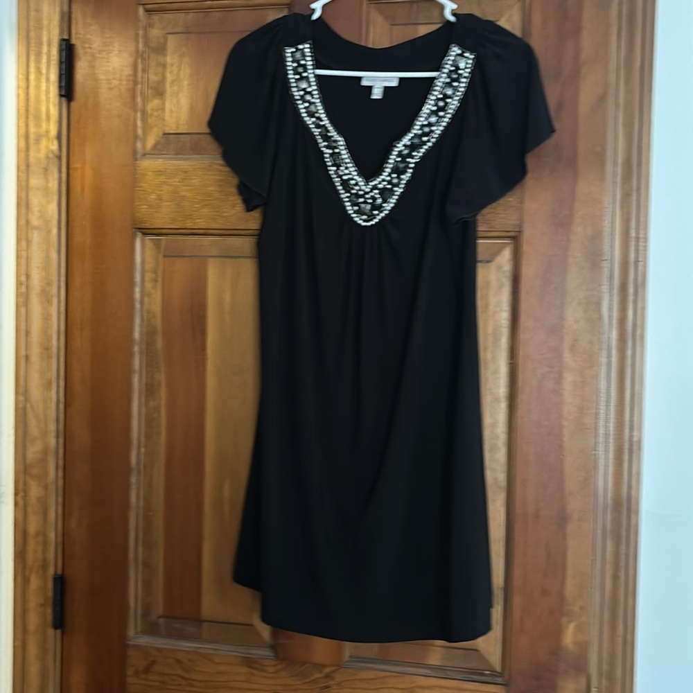 Black tunic top or short dress